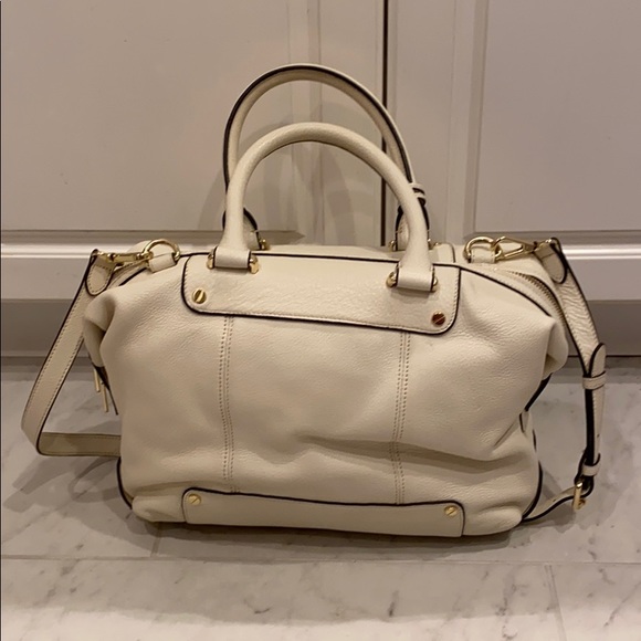 Vince Camuto cream colored Jill Satchel - Picture 2 of 8
